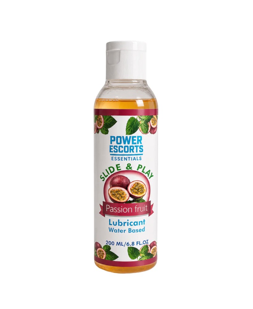 Power Escorts - DR13 - Passion Fruit Water-Based Lubricant 200ml – Slide Play Personal Lube