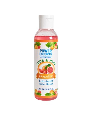 Power Escorts - DR14 - Grape Fruit Water-Based Lubricant 200ml – Slide Play Personal Lube