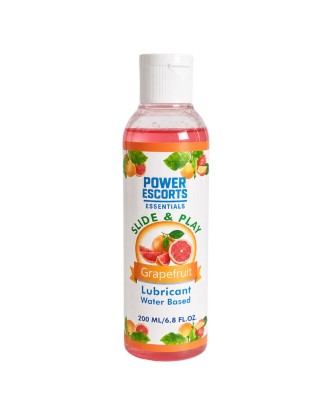 Power Escorts - DR14 - Grape Fruit Water-Based Lubricant 200ml – Slide Play Personal Lube