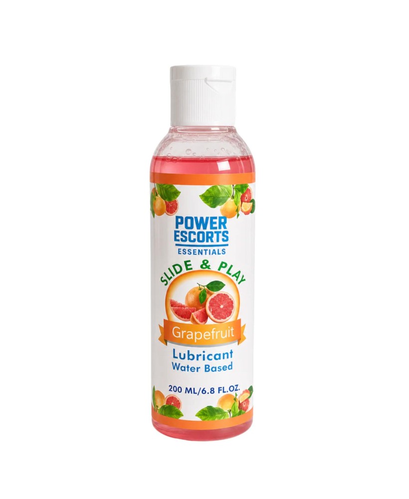 Power Escorts - DR14 - Grape Fruit Water-Based Lubricant 200ml – Slide Play Personal Lube