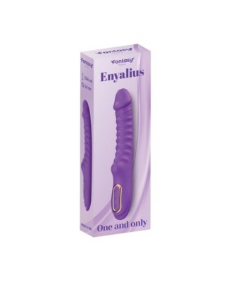 Enyalius Ribbed Silicone Vibrator Purple
