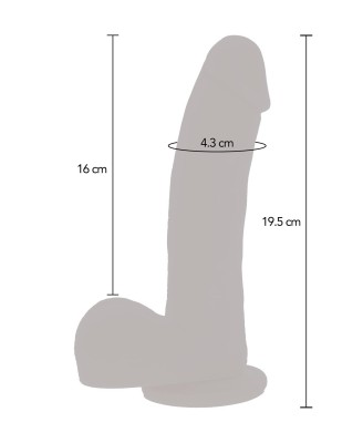 Magnetic Pulse Trusting Dildo Light skin tone