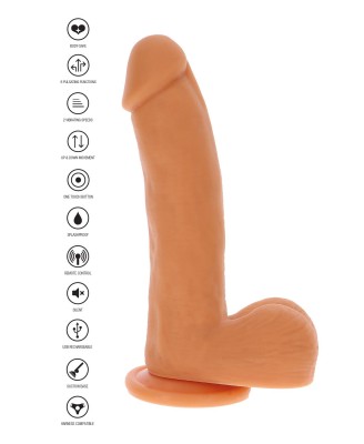 Magnetic Pulse Trusting Dildo Light skin tone