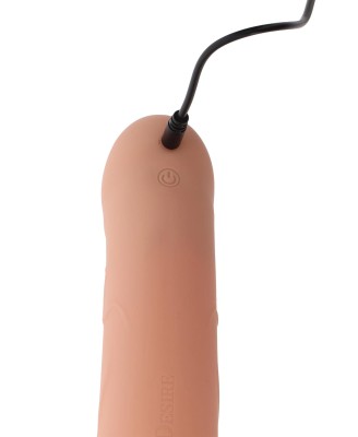 Hollow Penis Strapon Vibrating Silicone 16 cm