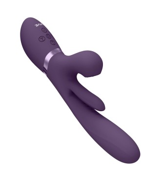 Kura - Thrusting G-Spot Vibrator with Flapping Tongue and Pulse Wave Stimulator