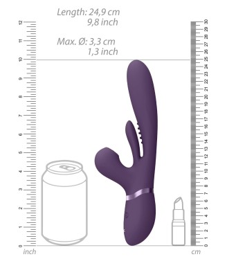 Kura - Thrusting G-Spot Vibrator with Flapping Tongue and Pulse Wave Stimulator