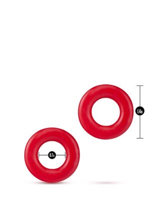 STAY HARD DONUT RINGS RED