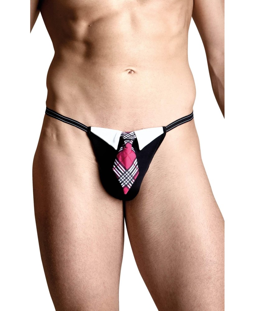 Mens thongs 4491 - black S/L