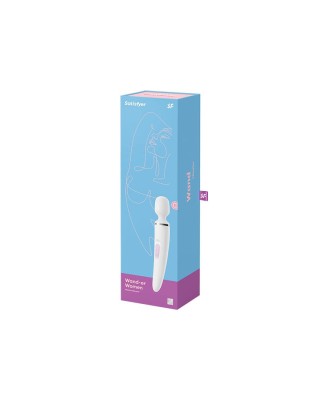 Wibrator - Satisfyer Wand-er Woman (White/Chrome)