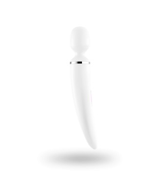 Wibrator - Satisfyer Wand-er Woman (White/Chrome)