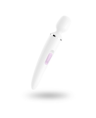 Wibrator - Satisfyer Wand-er Woman (White/Chrome)