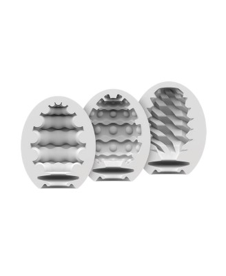 Masturbator Egg 3er Set Riffle,Bubble,Fierce