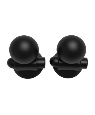Vibrating Nipple Suckers Black