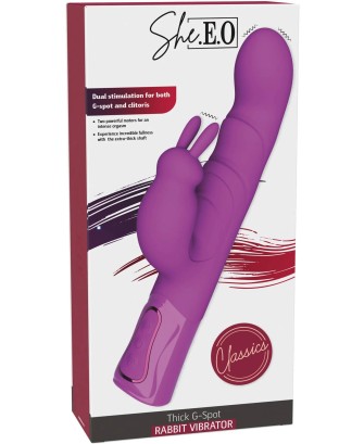 Vibrating G-Spot Thick Rabbit Vibrator
