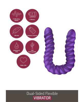 Dual-Sided Flexible Vibrator