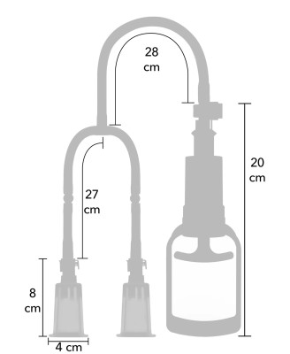Vacuum Nipple Pleasure Pump M/L