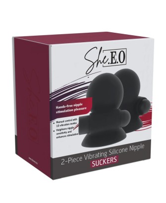 Rechargeable Vibrating Nipple Suckers