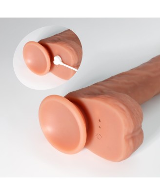 CRUSHIOUS INVIKTUS VIBE 8,5 LIQUID SILICONE VIBRATOR FLESH
