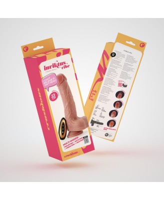 CRUSHIOUS INVIKTUS VIBE 8,5 LIQUID SILICONE VIBRATOR FLESH