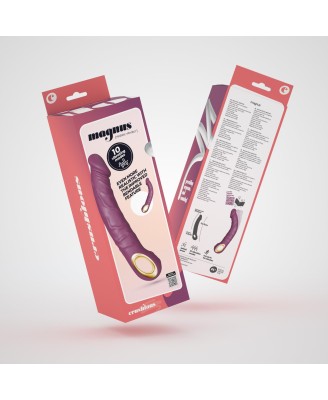 CRUSHIOUS MAGNUS BEND FLEXIBLE VIBRATOR PURPLE