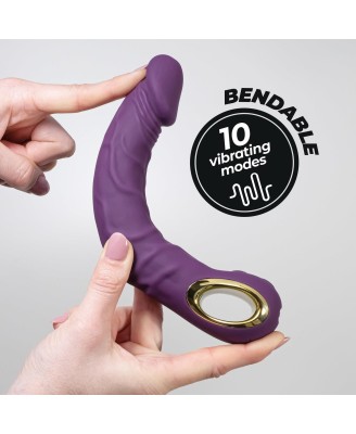 CRUSHIOUS MAGNUS BEND FLEXIBLE VIBRATOR PURPLE