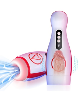 Masturbator - Vibrating Masturbation Cup , 7 Suction Power, 7 Vibration Setting
