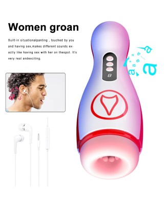 Masturbator - Vibrating Masturbation Cup , 7 Suction Power, 7 Vibration Setting