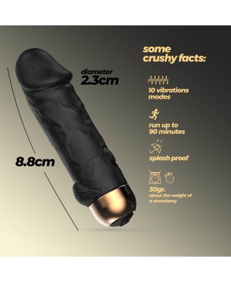 CRUSHIOUS WEENIE MINI BULLET VIBRATOR BLACK