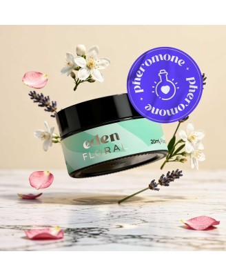 CRUSHIOUS EDEN MASSAGE CANDLE WITH PHEROMONES AND FLORAL AROMA 20ML