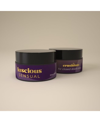 CRUSHIOUS LUSCIOUS MASSAGE CANDLE WITH PHEROMONES AND SENSUAL AROMA 20ML