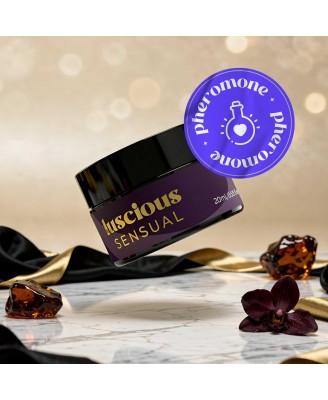 CRUSHIOUS LUSCIOUS MASSAGE CANDLE WITH PHEROMONES AND SENSUAL AROMA 20ML