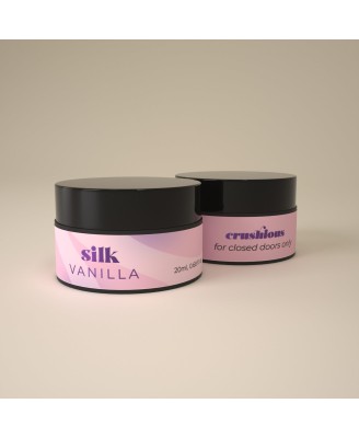 CRUSHIOUS SILK MASSAGE CANDLE WITH PHEROMONES AND VANILLA SCENT 20ML