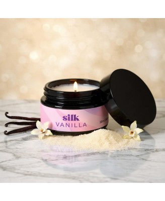 CRUSHIOUS SILK MASSAGE CANDLE WITH PHEROMONES AND VANILLA SCENT 20ML
