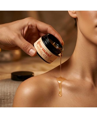 CRUSHIOUS GOURMAND MASSAGE CANDLE WITH PHEROMONES AND CHOCOLATE SCENT 20ML