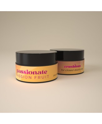 CRUSHIOUS PASSIONATE MASSAGE CANDLE WITH PHEROMONES AND PASSION FRUIT SCENT 20ML