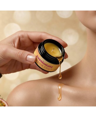 CRUSHIOUS PASSIONATE MASSAGE CANDLE WITH PHEROMONES AND PASSION FRUIT SCENT 20ML