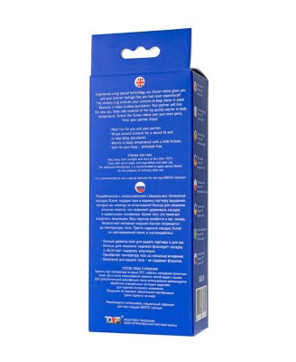 ToyFa XLover, Penis sleeve, for enlargement, TPE, transparent black, 11 cm