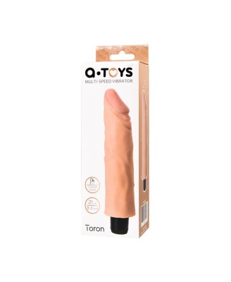 A-TOYS, Realistic vibrator, TPE, Multi-speed, 19 cm
