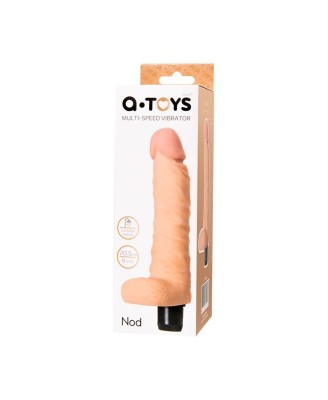 A-TOYS, Realistic vibrator, TPE, Multi-speed, 18 cm
