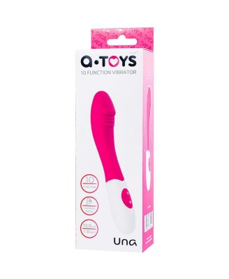 A-TOYS, Vibrator Una, Silicone, Pink, 19.8 cm