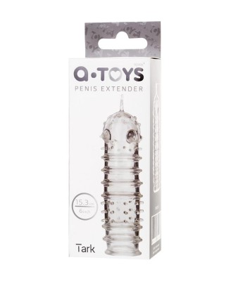 A-TOYS, Penis Sleeve, TPR, Transparent, 15.3 cm