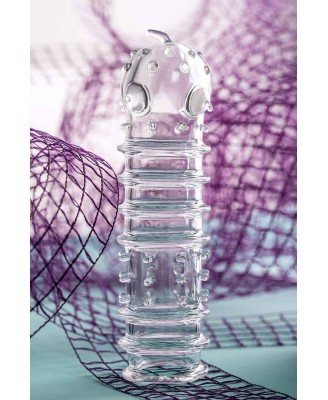 A-TOYS, Penis Sleeve, TPR, Transparent, 15.3 cm
