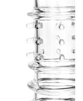A-TOYS, Penis Sleeve, TPR, Transparent, 15.3 cm