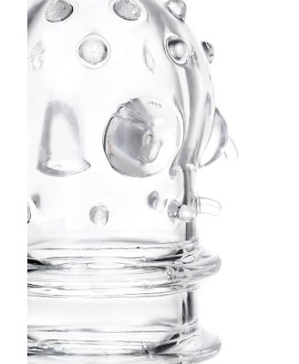 A-TOYS, Penis Sleeve, TPR, Transparent, 15.3 cm
