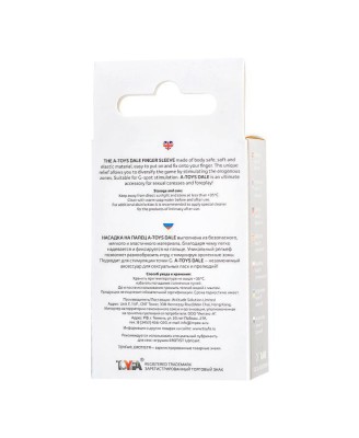 Sleeve finger A-toys Dale, TRE, transparent, 8.5 cm