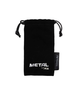 Urethral catheter TOYFA Metal, with replaceable securing rings, silicone, silver, 23cm