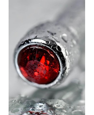 Urethral plug TOYFA Metal, with gem, average, silver