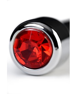 Urethral plug TOYFA Metal, with gem, average, silver
