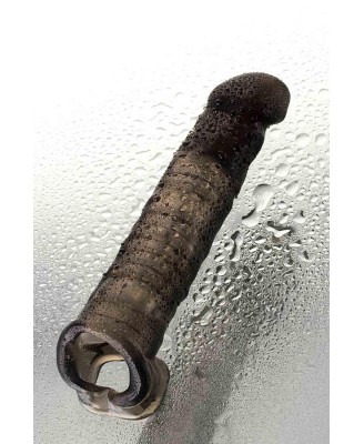 Sleeve ToyFa Xlover, to increase size, TPE, black,transparent , 22,5 cm
