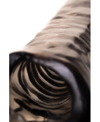 Sleeve ToyFa Xlover, to increase size, TPE, black,transparent , 22,5 cm